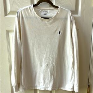 Polo by Ralph Lauren White Long Sleeve Tee. L
